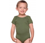 Akashi Baby S/S One piece- Forest Green