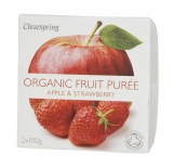 Organic Fruit Purée - Apple & Strawberry
