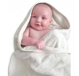 Organic Terry Cotton Baby Towel With Hood