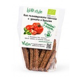 Organic wholegrain sticks with tomatoes and basil