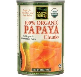 Organic Papaya Chunks