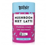 Mushroom Beet Latte With Chaga