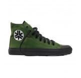 Sneakers Hitops Olive Organic Fairtrade
